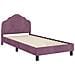 Struttura letto bambini con testata Viola 90 x 200 cm Velluto - Foto miniatura 4