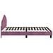 Struttura letto bambini con testata Viola 90 x 200 cm Velluto - Foto miniatura 6