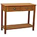 Mobile Da Ingresso In Legno Con 2 Cassetti E 1 Ripiano Marrone 100x40x78 - Foto miniatura 1