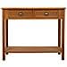 Mobile Da Ingresso In Legno Con 2 Cassetti E 1 Ripiano Marrone 100x40x78 - Foto miniatura 2