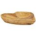 Vassoio Cuore 18-marrone-legno-27x29x4 Cm - Foto miniatura 1