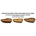 Vassoio Cuore 18-marrone-legno-27x29x4 Cm - Foto miniatura 5