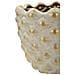 Set Di 2 Vasi Decorativi Vkh1023-grigio-ceramica-23x23x18 Cm - Foto miniatura 5