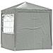 Tenda Party Grigio chiaro 200 x 200 x 240 cm PE e Acciaio - Foto miniatura 3