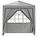 Tenda Party Grigio chiaro 200 x 200 x 240 cm PE e Acciaio - Foto miniatura 4