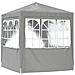 Tenda Party Grigio chiaro 200 x 200 x 240 cm PE e Acciaio - Foto miniatura 6