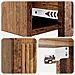 Tavolino da Parete Laterale Legno antico 59 x 34,5 x 17 cm - Foto miniatura 7