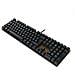 KC 200 MX tastiera Universale USB QWERTY Inglese Nero, Bronzo - Foto miniatura 3