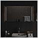 Specchio da bagno LED Trasparente 50 x 90 cm vetro temperato - Foto miniatura 3