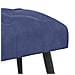 Panchina con bottoni imbottiti Blu Polizia 110 x 40 x 46 cm - Foto miniatura 4