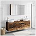 Set di mobili per il bagno 4 pcs Legno antico - Foto miniatura 4