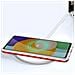 Custodia Trasparente 3in1 Per Samsung Galaxy A73, Cover Frame Gel Rossa - Foto miniatura 2