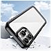 Custodia ""outer Space"" Nera Nera Con Cornice In Gel Per Iphone 16 Pro Max. - Foto miniatura 2