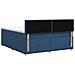 Letto box spring con materasso Blu 140 x 200 cm Tessuto - Foto miniatura 9