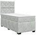 Letto box spring con materasso Grigio Chiaro 80 x 200 cm - Foto miniatura 1