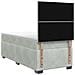 Letto box spring con materasso Grigio Chiaro 80 x 200 cm - Foto miniatura 8