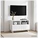 Supporto TV 60 x 34.5 x 40 cm Bianco Lucido - Foto miniatura 2