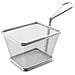Cestino quadrato in acciaio inox, grigio, 12x10x9 cm - Foto miniatura 1