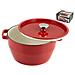 Cocotte 2 Maniglie con Coperchio ad Induzione 28 cm Rosso - Foto miniatura 3