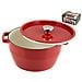 Cocotte 2 Maniglie con Coperchio ad Induzione 28 cm Rosso - Foto miniatura 1