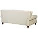 Divano 3 Posti In Velluto Beige Chiaro Eike - Foto miniatura 4