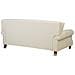 Divano 3 Posti In Velluto Beige Chiaro Eike - Foto miniatura 6
