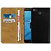 Custodia Fairphone 3 Portafoglio Fissaggio Adesivo Linguetta Magnetica Nero - Foto miniatura 4