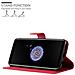 Custodia Compatibile Con Samsung Galaxy S9 In Rosso Carminio - Coperchio Protettiva Con Chiusura Magnetica, Funzione Stand E Tasca Per Le Carte - Foto miniatura 6