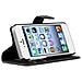 Cadorabo Custodia Compatibile Con Apple Iphone 5 / Iphone 5s / Iphone Se In Nero Carbone - Coperchio Protettiva Con Chiusura Magnetica, Funzione Stand E Tasca Per Le Carte - Foto miniatura 4