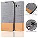 Custodia Compatibile Con Samsung Galaxy J5 2017 (us Version) In Grigio Chiaro Marrone - Coperchio Protettiva Con Chiusura Magnetica, Funzione Stand E Tasca Per Le Carte - Foto miniatura 3