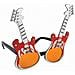 208 864 80 Rock Star Chitarra Occhiali Da Sole - Foto miniatura 1