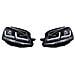 Faro Ledriving Golf 7 Nero Led Edizione Venire Sostituzione Del Faro Alogeno Aggiornare Ledbk Ledhl103 Solo Per Guida Una Sinistra (1 Set Completo) - Foto miniatura 1