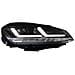 Faro Ledriving Golf 7 Nero Led Edizione Venire Sostituzione Del Faro Alogeno Aggiornare Ledbk Ledhl103 Solo Per Guida Una Sinistra (1 Set Completo) - Foto miniatura 8