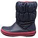 Crocs, Winter Puff Boot K, Stivaletti, Unisex - Bambino, Blu (nard), 23/24 - Foto miniatura 3