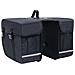 Borsa Doppia Bicicletta Impermeabile per Portapacchi 35 L Nero - Foto miniatura 1