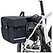 Borsa Doppia Bicicletta Impermeabile per Portapacchi 35 L Nero - Foto miniatura 3