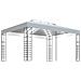 Gazebo con Stringa di Luci LED 4x3x2,7 m Bianco - Foto miniatura 1