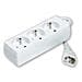 3 way power strip for UPS system, Maschio / femmina, 1,5m - Foto miniatura 1