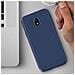 Custodia Tpu Silicone Cover Soft-case Per Apple Iphone X - Xs Blu - Foto miniatura 4