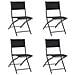 Sedie Da Giardino Pieghevoli 4 Pz In Acciaio E Textilene - Foto miniatura 1