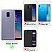 Custodia Compatibile Con Samsung Galaxy A6 2018 In Viola Con Glitter - Coperchio Protettivo In Silicone Tpu Flessibile Con Glitter Scintillanti - Foto miniatura 2