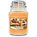 Farm Fresh Peach Candela In Giara Grande Arancione - Foto miniatura 4