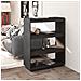 Libreria / divisorio Grigio 80x35x103 Cm Legno Massello Di Pino - Foto miniatura 1
