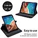 Custodia Per Tablet Compatibile Con Xiaomi Mi Pad 4 (8.0 Zoll) In Nero - Coperchio Protettivo A 360 Gradi Fatto Di Finta Pelle Con Funzione Di Stand E Banda Elastica - Foto miniatura 3