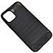 Custodia B-case Tpu Silicone Cover Case Per Apple Iphone 12 Pro Max Carbon Metal Black - Foto miniatura 3