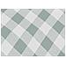 Telo Arredo Multiuso Linea Pensieri Delicati In Cotone Disegno Lovely Check Singolo Verde - Foto miniatura 4
