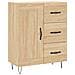 Credenza Rovere Sonoma 69,5x34x90 Cm In Legno Multistrato - Foto miniatura 2