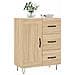 Credenza Rovere Sonoma 69,5x34x90 Cm In Legno Multistrato - Foto miniatura 3