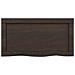 Ripiano Muro Marrone Scuro 40x30x (2-4) cm Massello Rovere Trattato - Foto miniatura 3