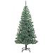 Albero Di Natale Artificiale Con 300 Led Palline E Neve 210 Cm - Foto miniatura 5